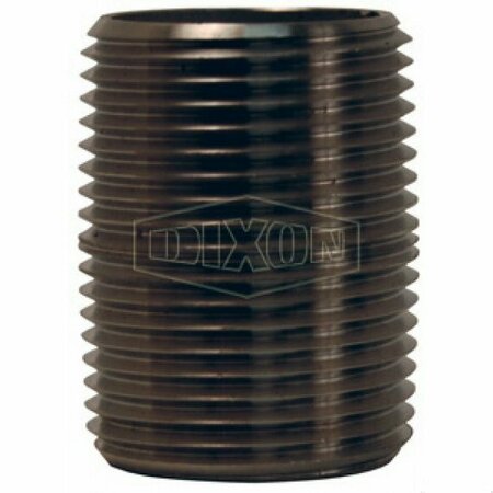 DIXON Close Nipple, 1 in Nominal, MNPT End Style, 1-1/2 in L, 316 SS, SCH 40/STD, Domestic CN100SS